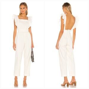 Tularosa Ames Jumpsuit in Ivory Large